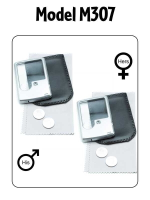 His & Her Pocket Magnifier Bundle in Best Deals